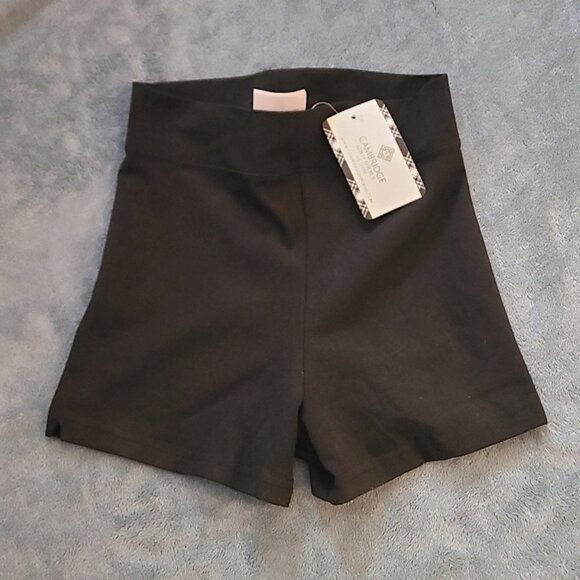 NEW Women's Cambridge black short bike/gymnastic/sport shorts Size AS - Picture 1 of 2